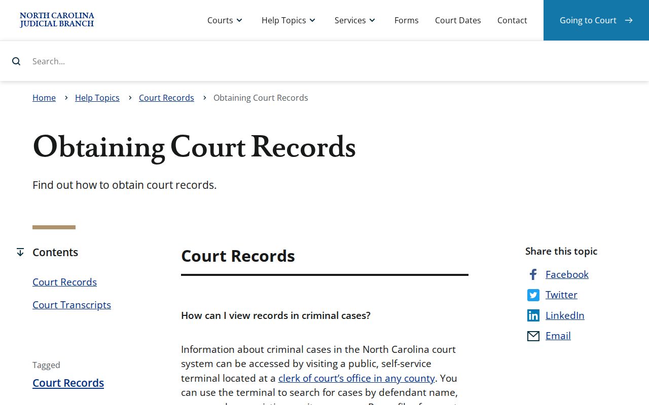 Lincoln County court record access guidance for terminals and clerk files
